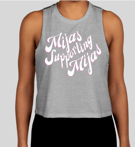 Mijas Supporting Mijas Cut Off Croptop Tee