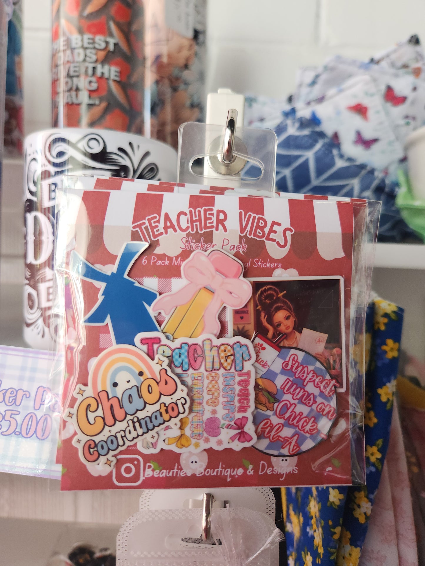 Teacher vibes sticker pack