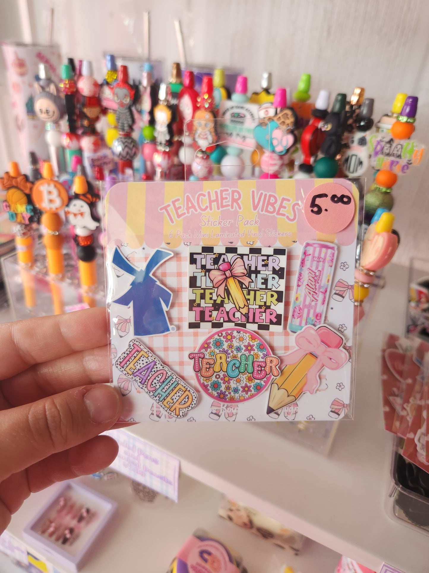 Teacher vibes sticker pack