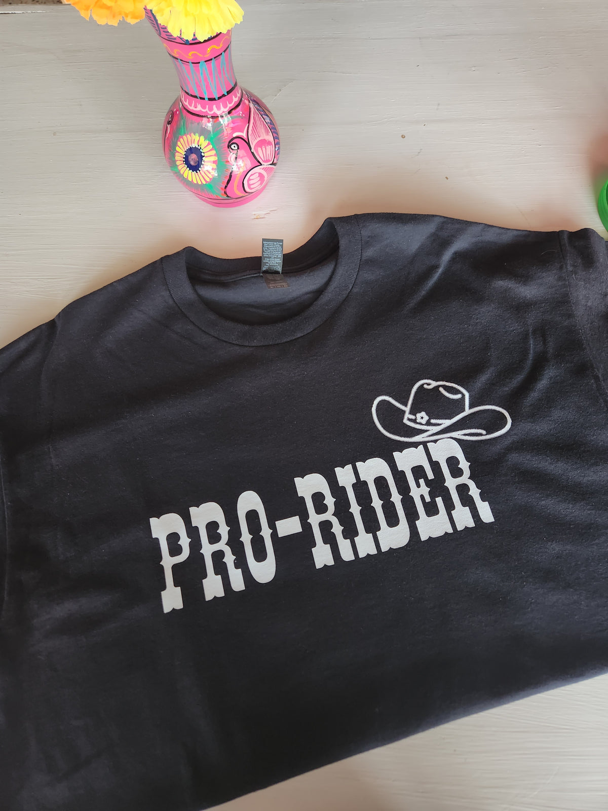 Black "Pro Rider" Tshirt