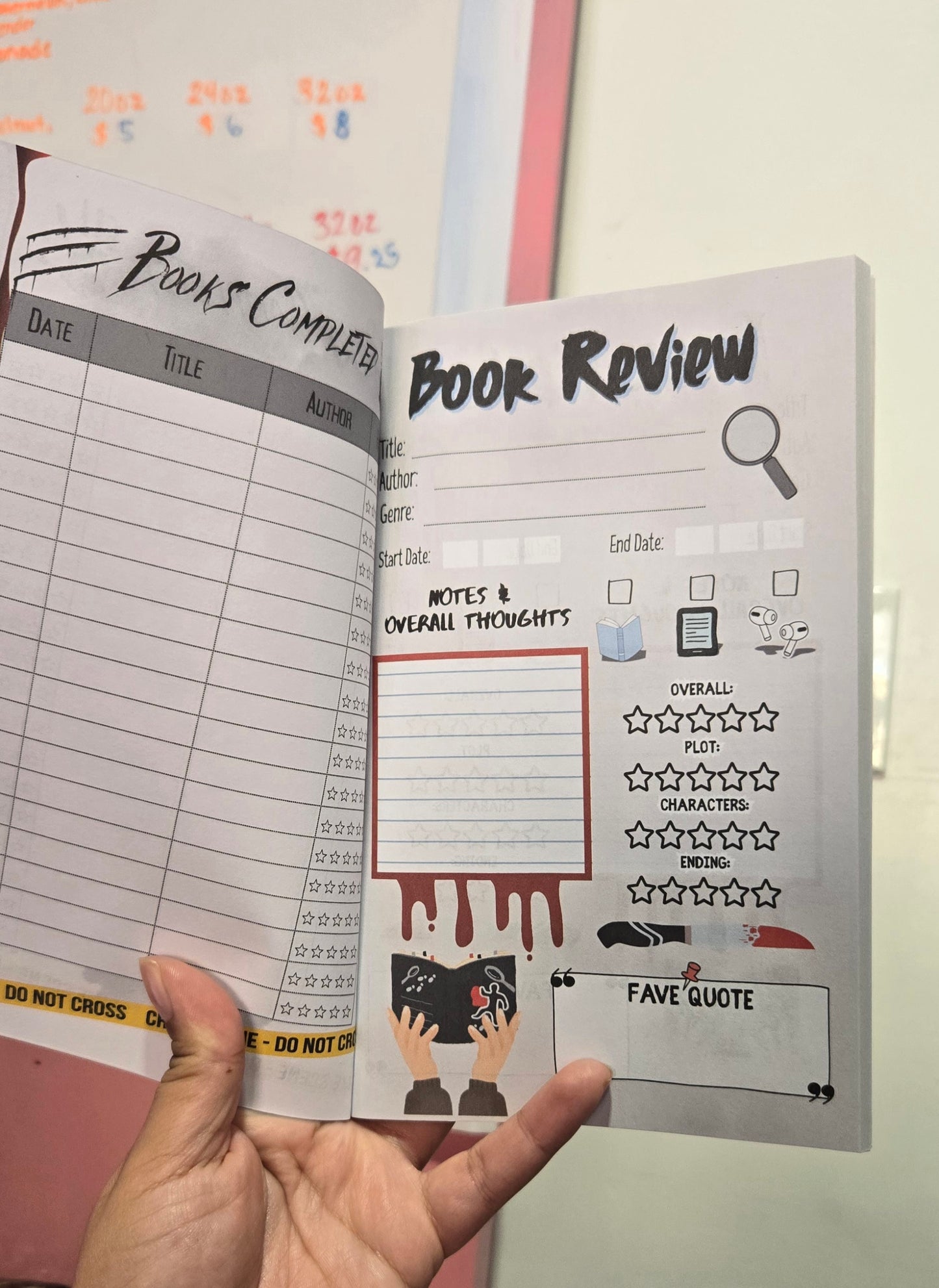 Thriller Book Tracker